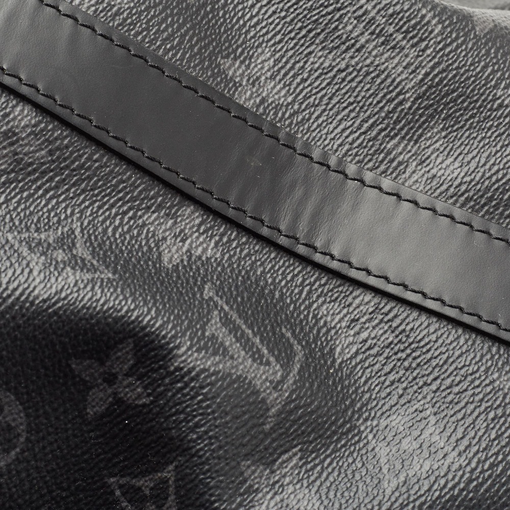 LOUIS VUITTON Monogram Eclipse Canvas Keepall Bandoulire 45 - Picture 7 of 8